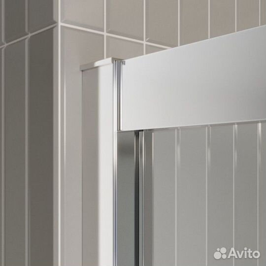 Душевой уголок BelBagno luce-AH-1-100/80-C-Cr