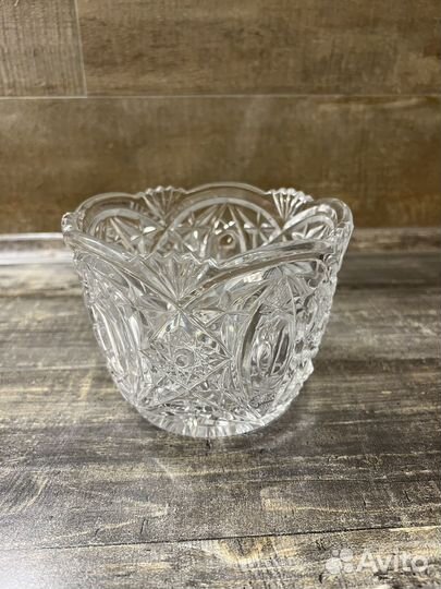 Хрустальная конфетница салатник СССР