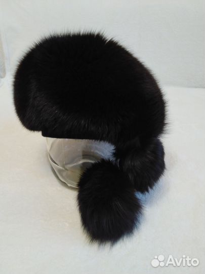 Шапка женская из песца