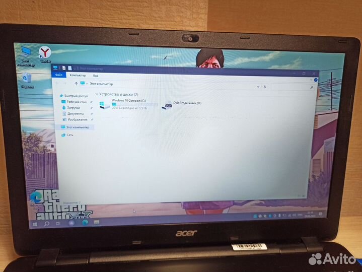 Игровой ноутбук Acer 2видеокарты/8gb/ssd