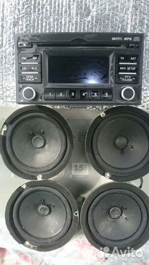 Магнитола+4 колонки