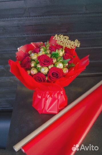 Конфетные букеты Вкусные Сладкие Съедобные букеты