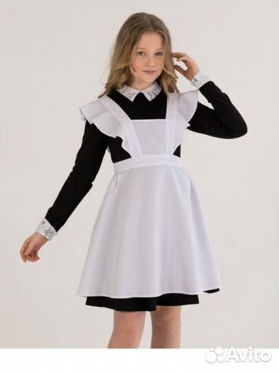 Фартук школьный белый