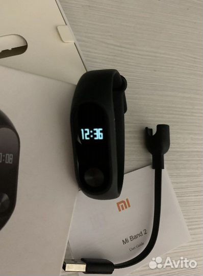 Фитнес-браслет Xiaomi Mi Band 2 (черный)