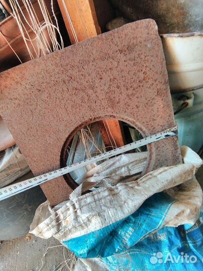 Плита чугунная для печи бу