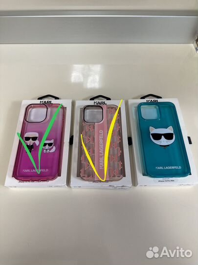 Чехлы iPhone 14 Pro Max Karl Lagerfeld ориг