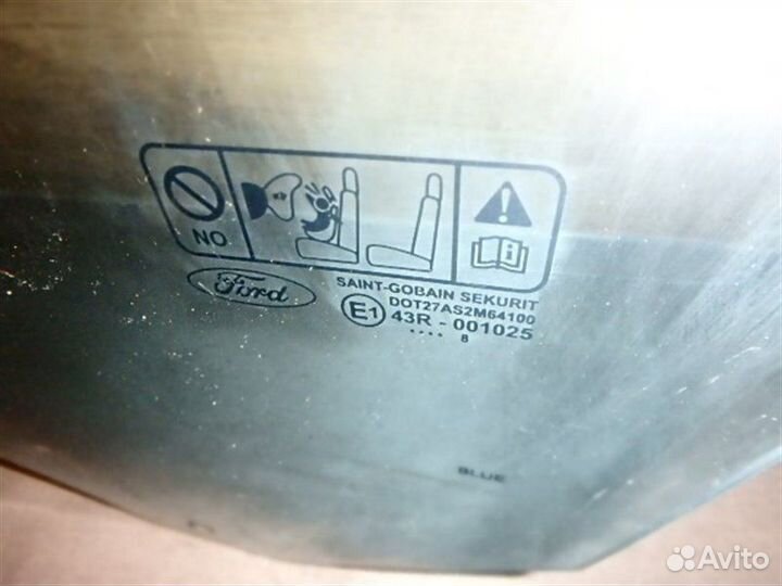 Стекло двери переднее Ford S-Max 2006-2015