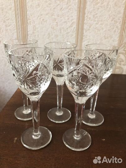 Хрустальные бокалы СССР