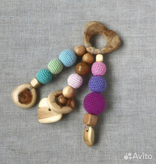 Именной прорезыватель (грызунок) для зубов