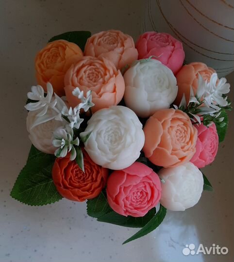 Мыло ручной работы (букеты)