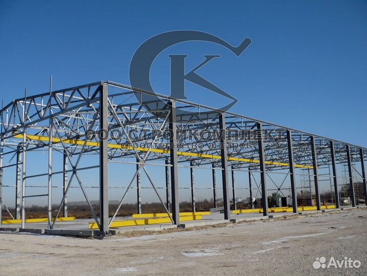 Ангары из сендвич панели xc1209