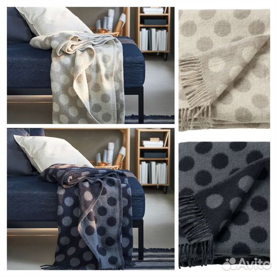 Икеа плед шерсть 100