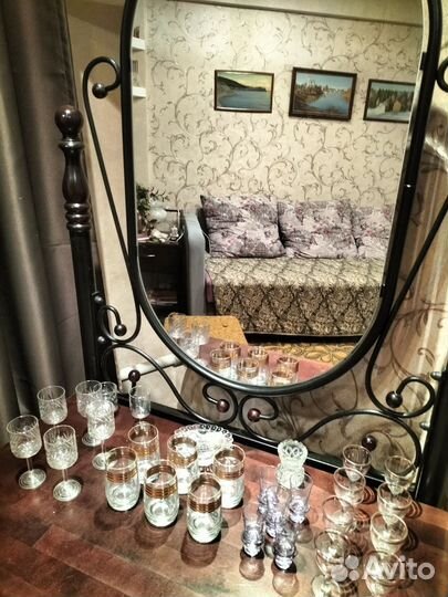 Рюмки, хрусталь, цветное стекло СССР