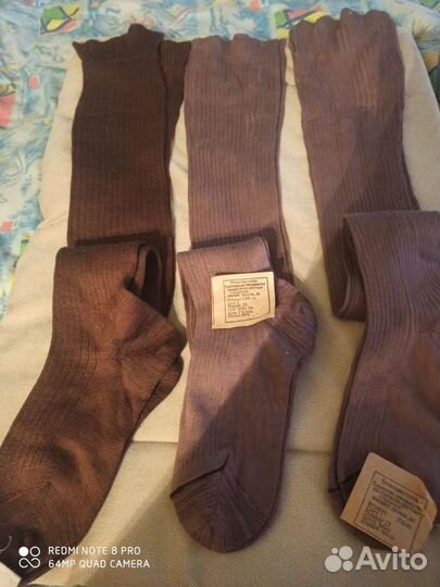 Чулки женские хлопковые СССР