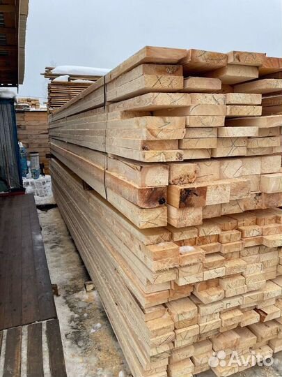 Брус обрезной 100х150х6000мм с доставкой