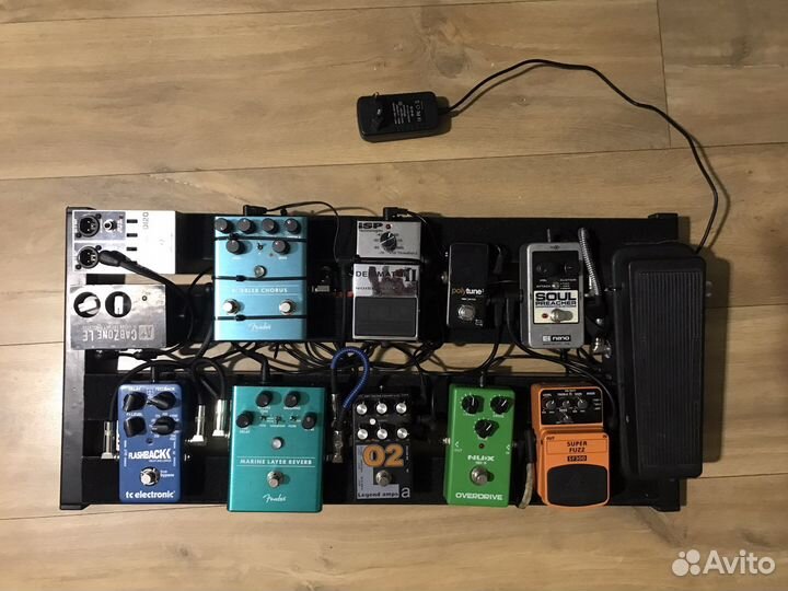 Гитарный педалборд (в сборе)