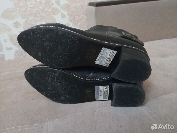 Ботильоны натуральная кожа 39