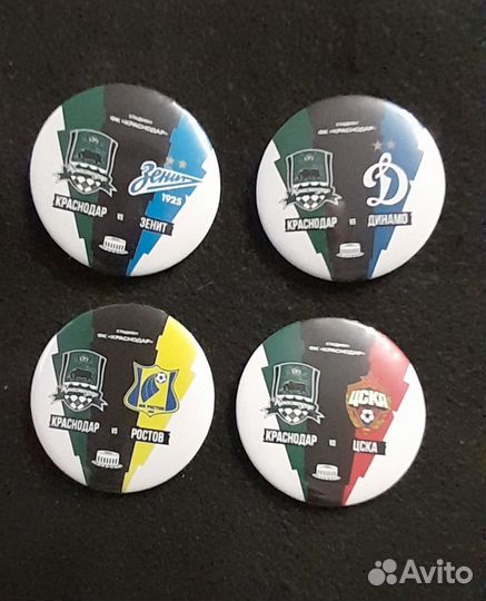 Значки фк Краснодар футбол