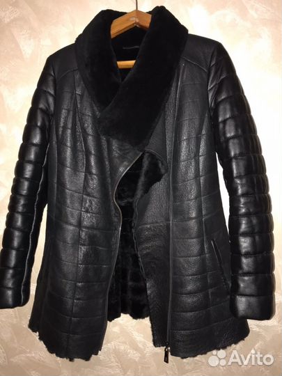 Дубленка Снежная Королева натуральная кожа