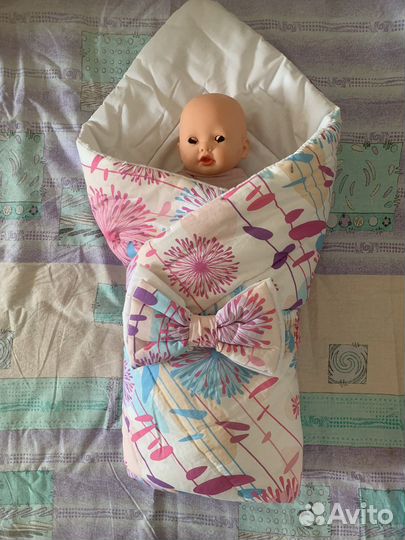 Конверт на выписку для девочки лето