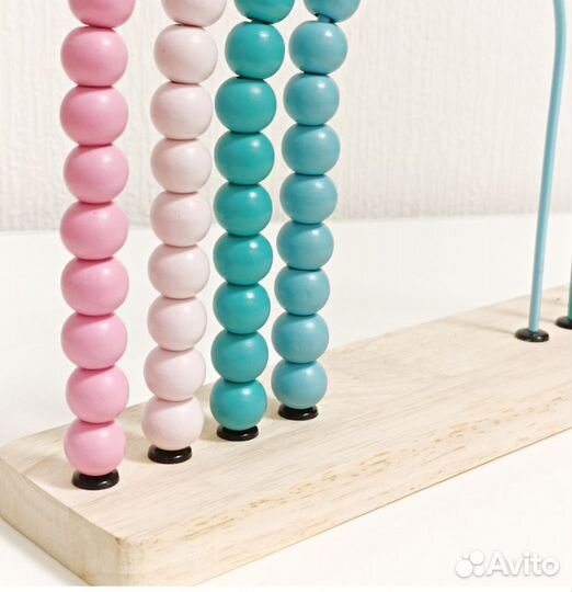 Развивающие игрушки Счеты детские деревянные