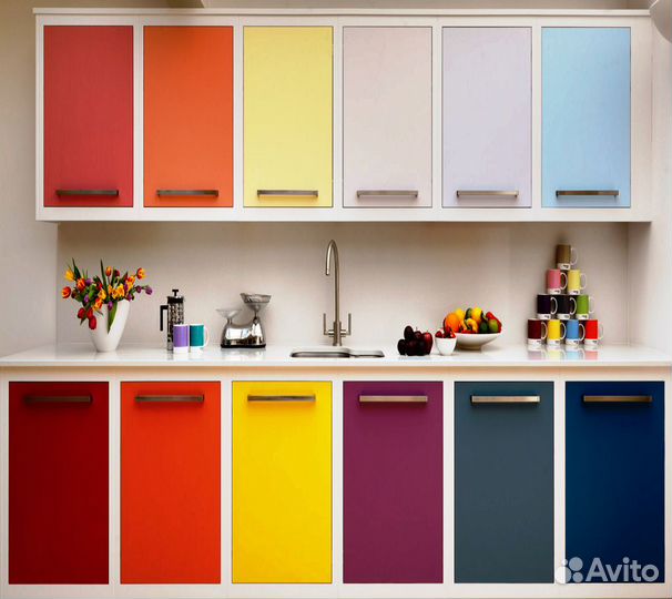 Замена кухонных фасадов на новые