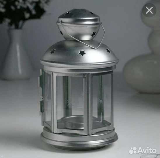 Фонарь для греющей свечи Альмхульт Икеа