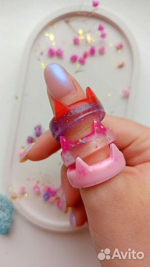 Кольца из эпоксидной смолы