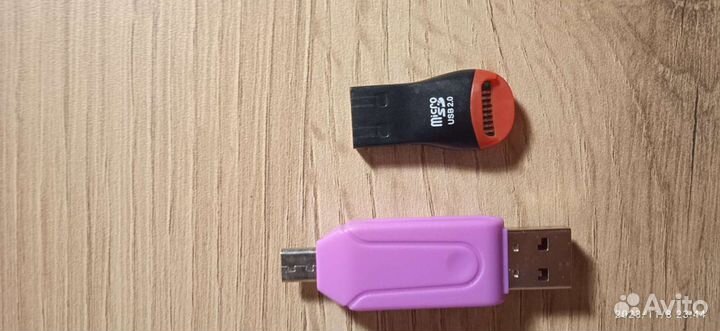 Переходник с microUSB-USB + Card Reader