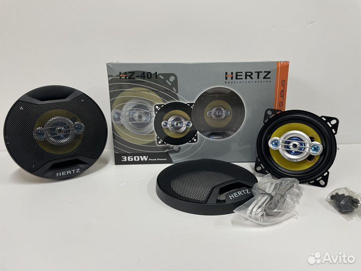 Динамики 10 см hertz 360W HZ-401