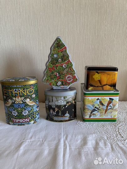 Жестяные банки для чая