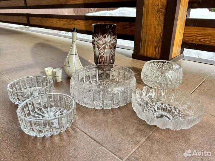 Хрустальная посуда СССР