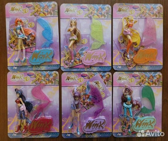 Фигурки winx волшебное приключение 3d
