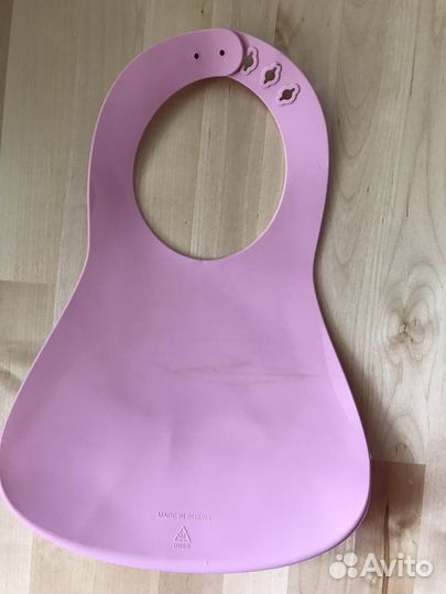 Нагрудник силиконовый для кормления Roxy Kids