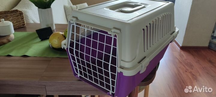 Переноска для кошек пластиковая бу