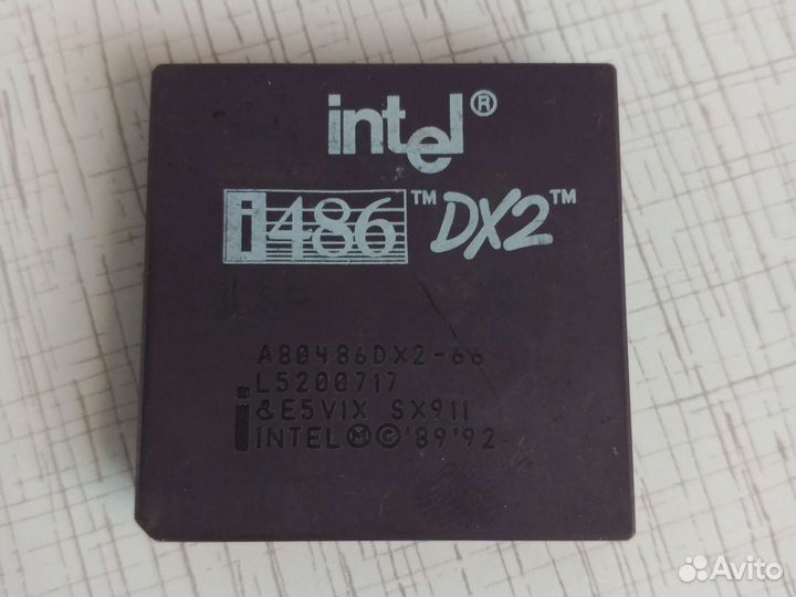 Процессор Intel A80486 DX2-66 (SX911)