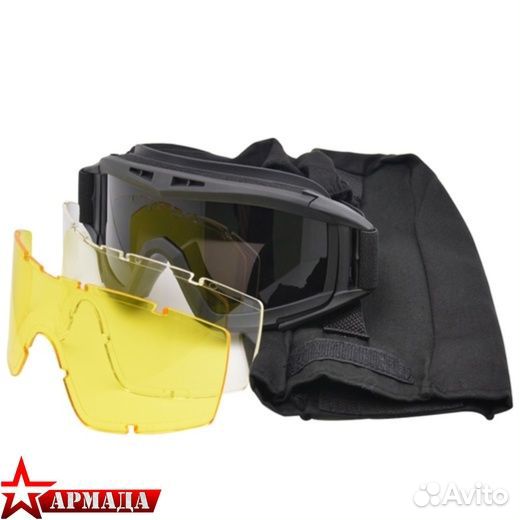 Очки Airsoft Desert Locust Style 3 сменные линзы P