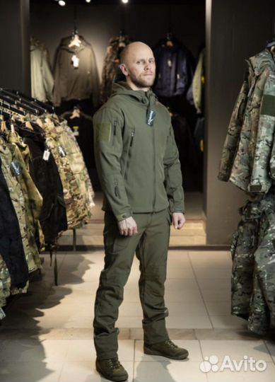 Костюм на флисе олива