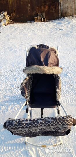 Детские санки с колесами