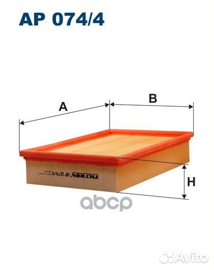 Фильтр воздушный ford AP0744 Filtron