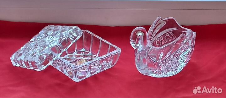 Икорницы. Хрусталь. Стекло
