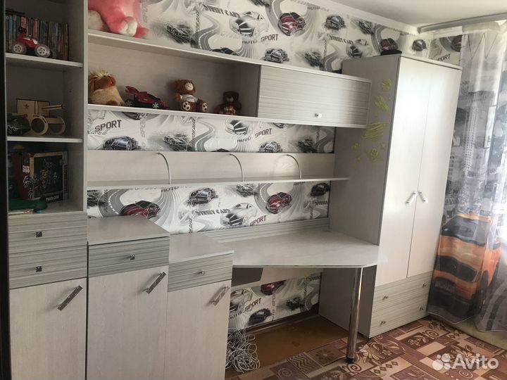 Детская горка с кроватью