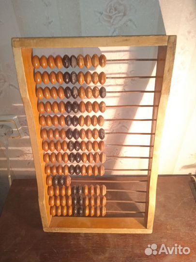 Счеты деревянные СССР. Большие