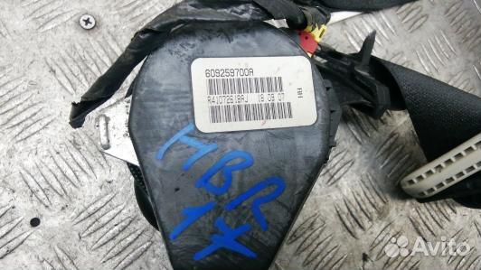 Ремень безопасности с пиропатроном сиденья переднего dodge caliber (HBR17IM01)