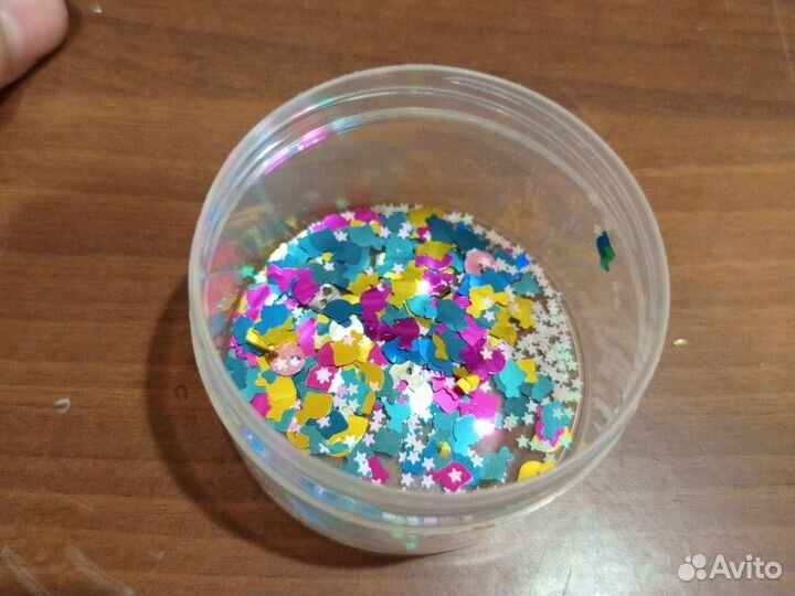 Добавки для слайма.Рыбки разноцветные,звездочки