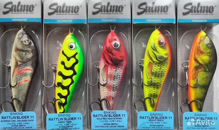 Salmo Rattlin Slider 11S - SWD/GT/HRS/BRP/SHP