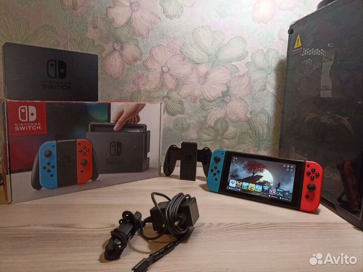 Nintendo switch прошитая + игры