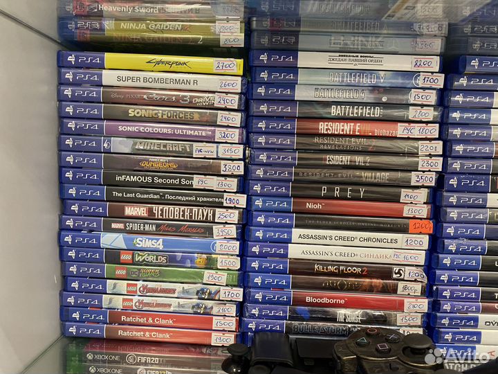 Игровые диски на ps4