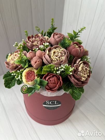 Пионы из шоколада