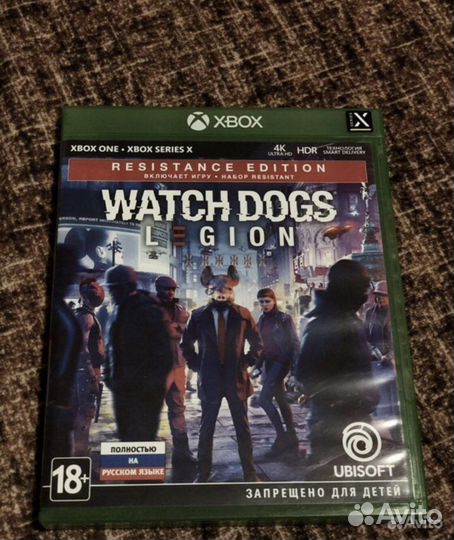 Диски на xbox one Watch Dogs
